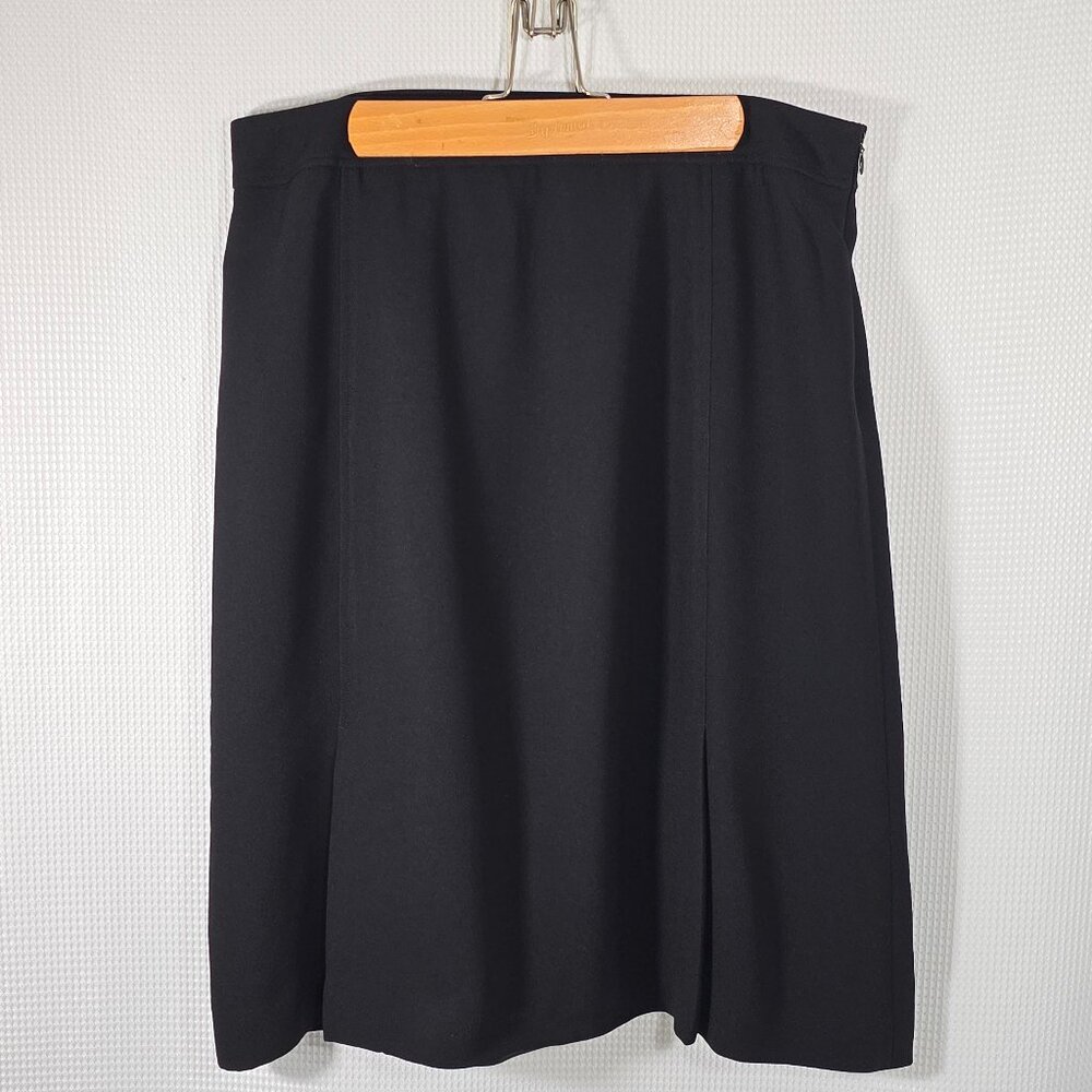Ann Taylor Factory Black Skirt Size 14 Classic A-Line Career Office Workwear Min